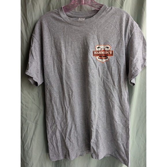 Hannums Harley Davidson T Shirt Mens Medium 2015 Dam Run Motorcycle‎ Beaver - Picture 2 of 5